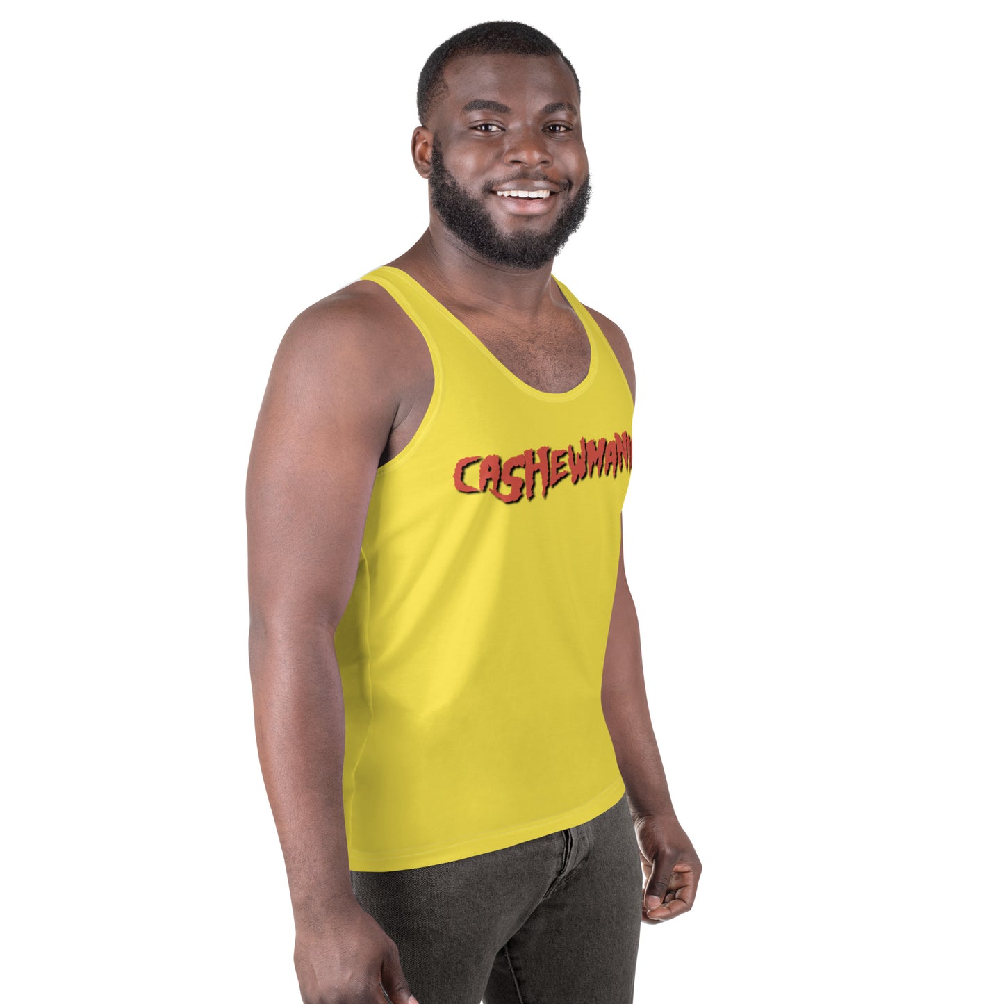 Adult Cashewmania Yellow Tank Top WEBSITE EXCLUSIVE