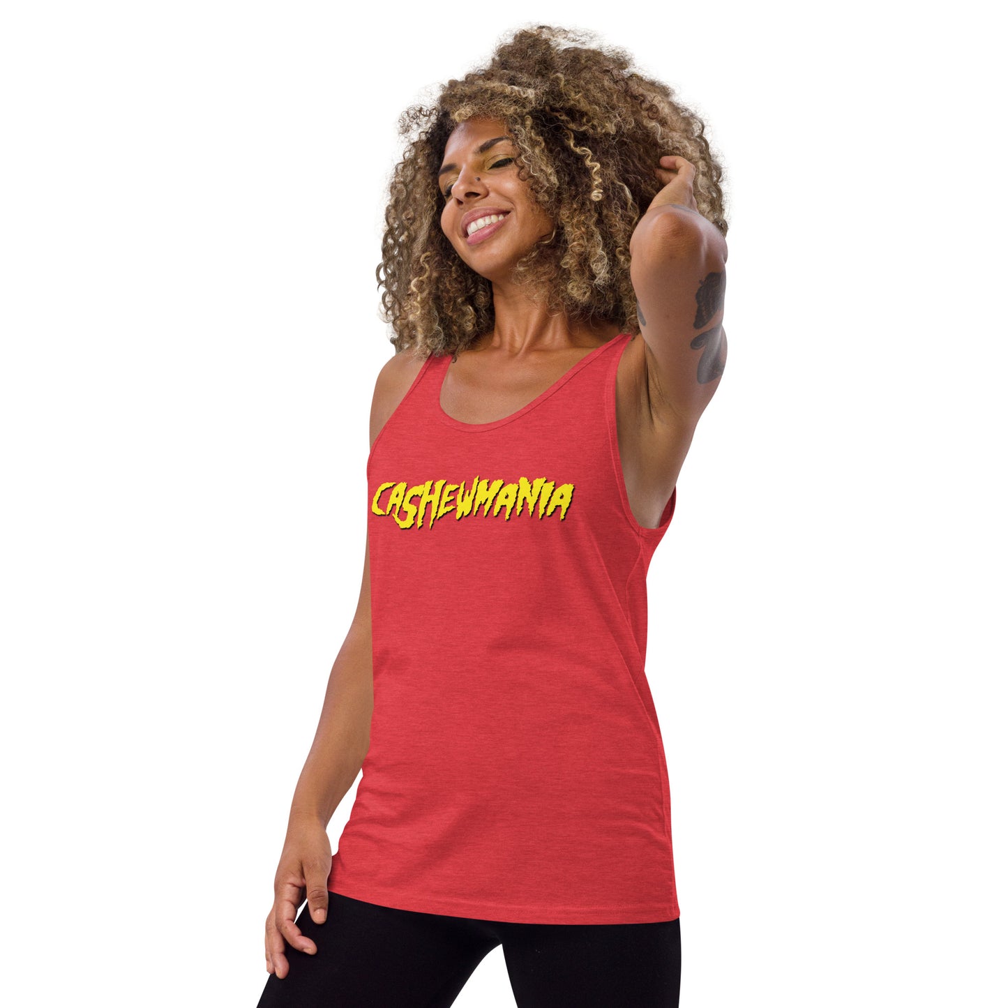 Adult Cashewmania Red Tank Top WEBSITE EXCLUSIVE