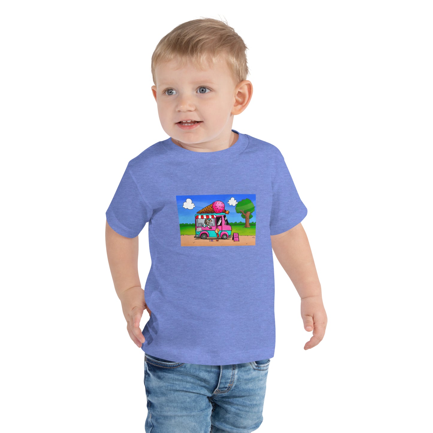 Toddler Short Sleeve Ice Cream Tee