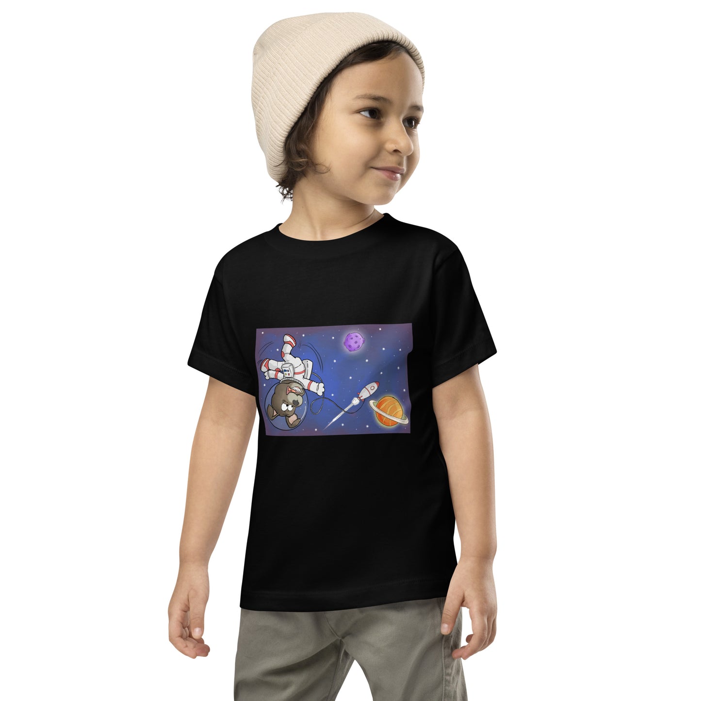 Toddler Short Sleeve Astronaut Tee