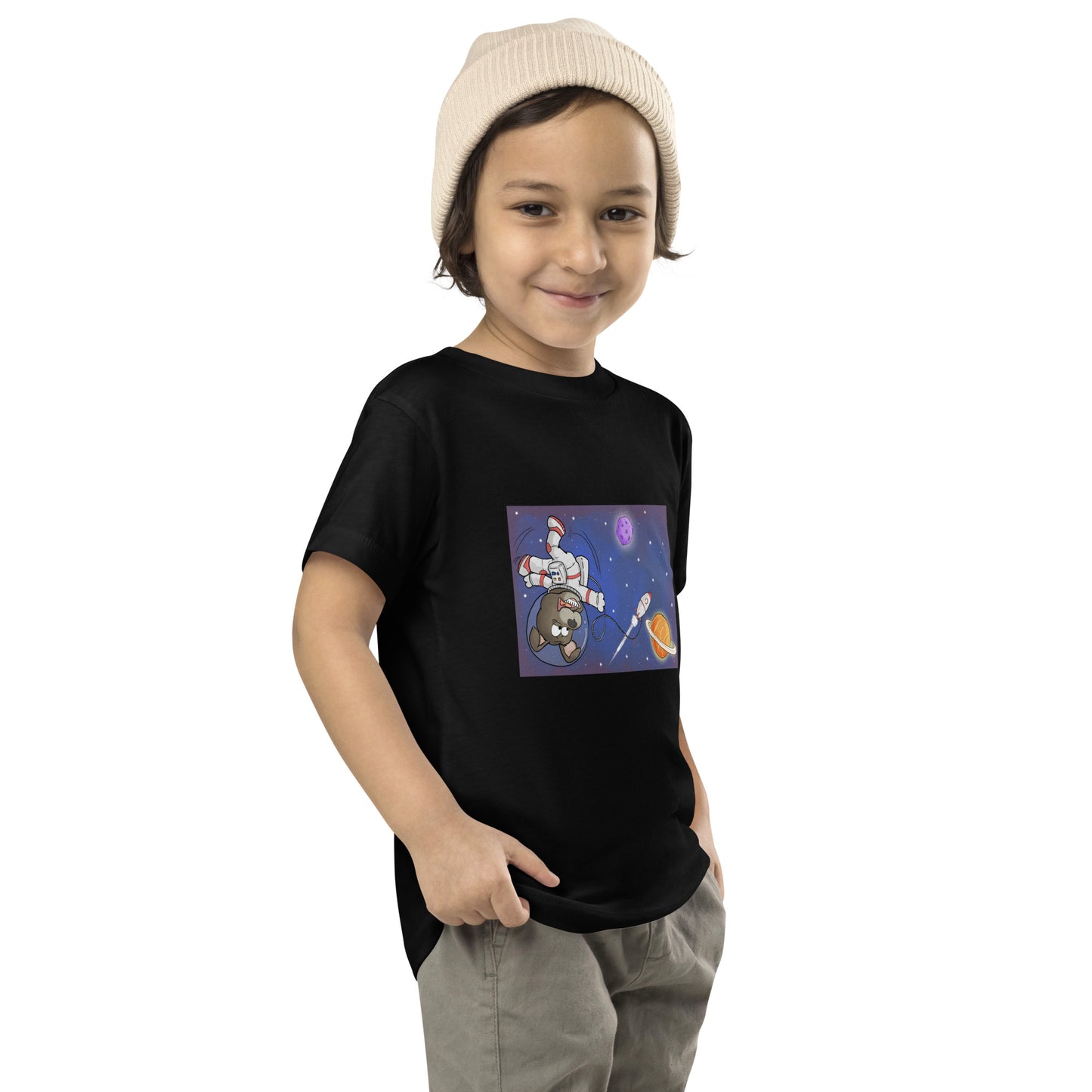 Toddler Short Sleeve Astronaut Tee